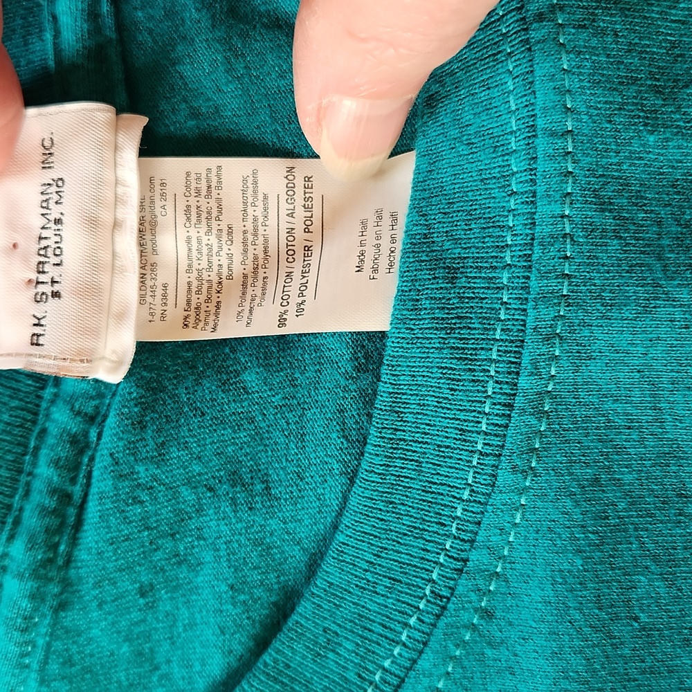 Harley-Davidson Men's Aqua Short Sleeve Tee - Picture 4 of 6
